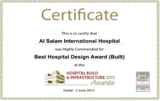 Best Hospital Design Award 2013