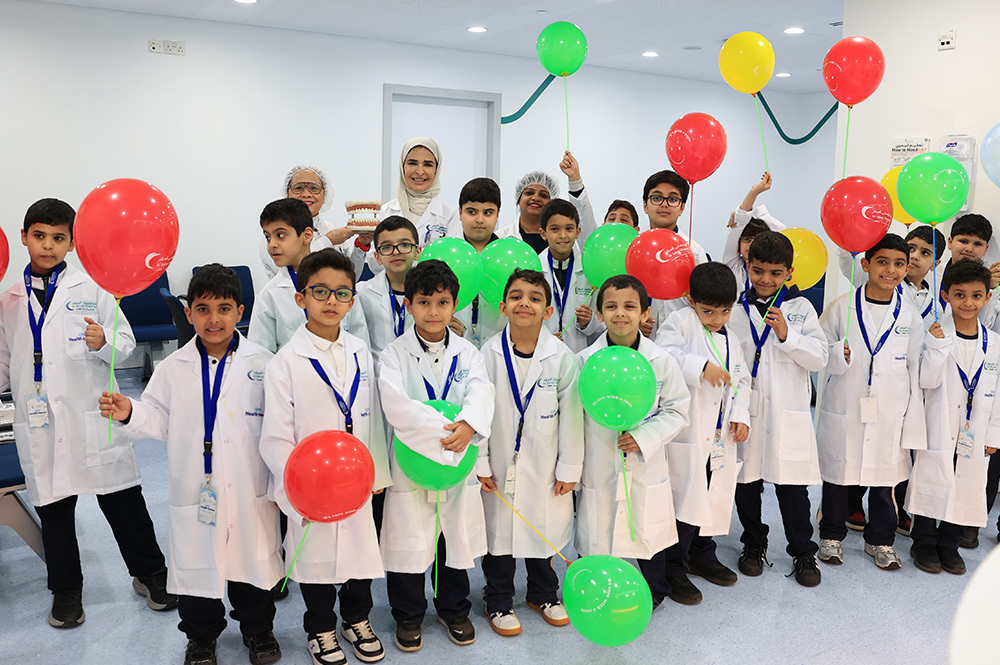 إطلاق برنامج Little Health Heroes @Al Salam  في مستشفى السلام الأحمدي مع أول زيارة مدرسية