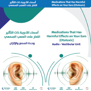 Medications that has harmful effects on your ears (Ototoxic)